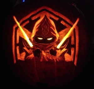 Terg's pumpkin carving triumph!