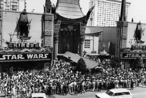 SW opening at Mann's Theater 1977